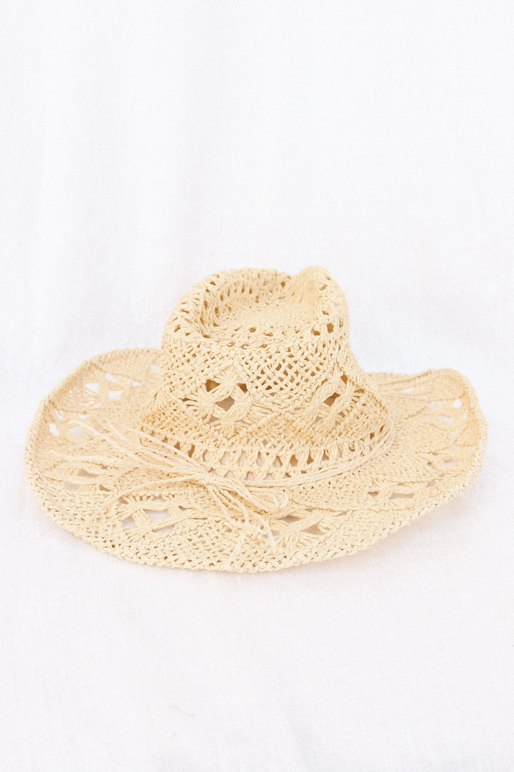 Straw Cowboy Wide-Brim Hat