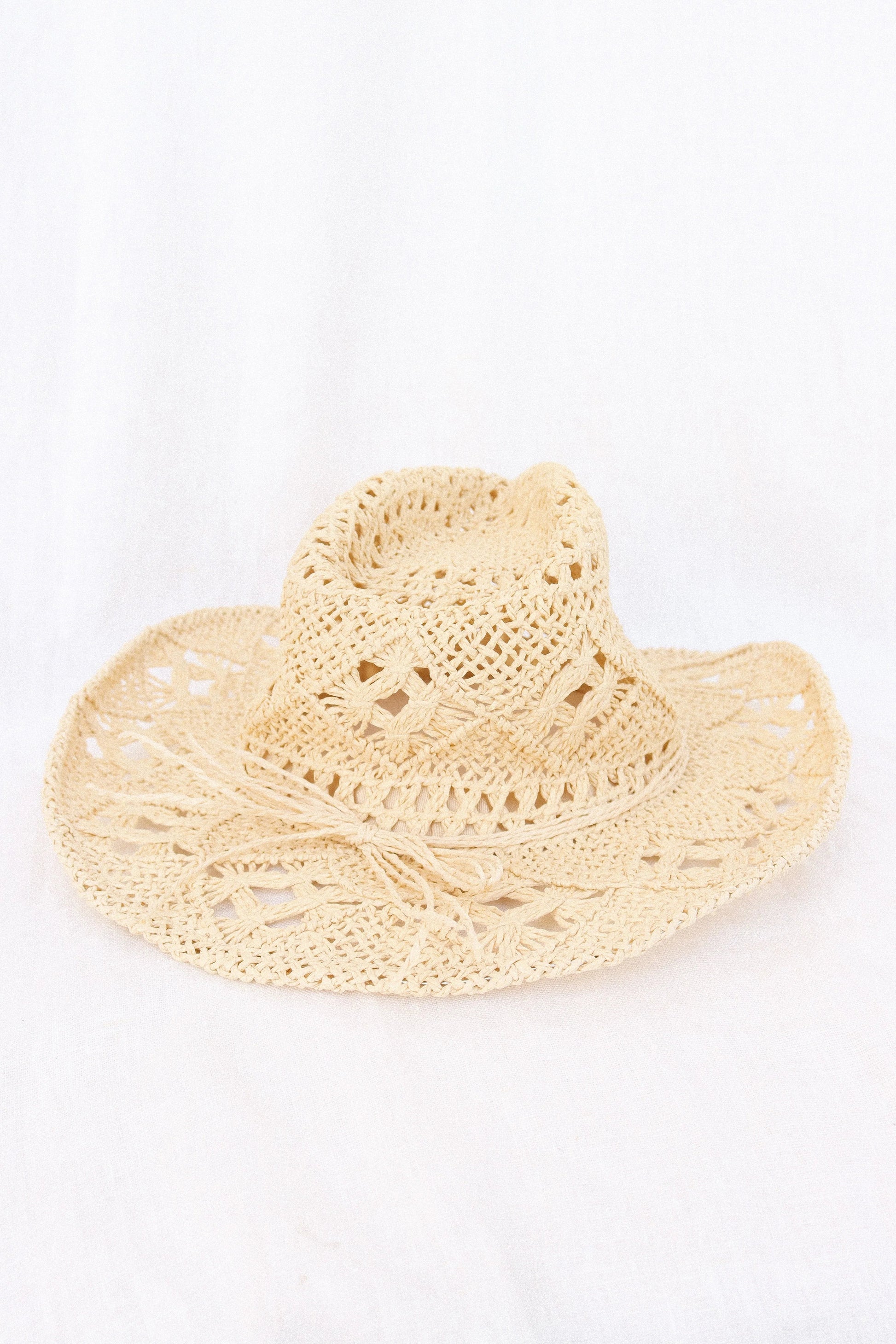 Straw Cowboy Wide-Brim Hat
