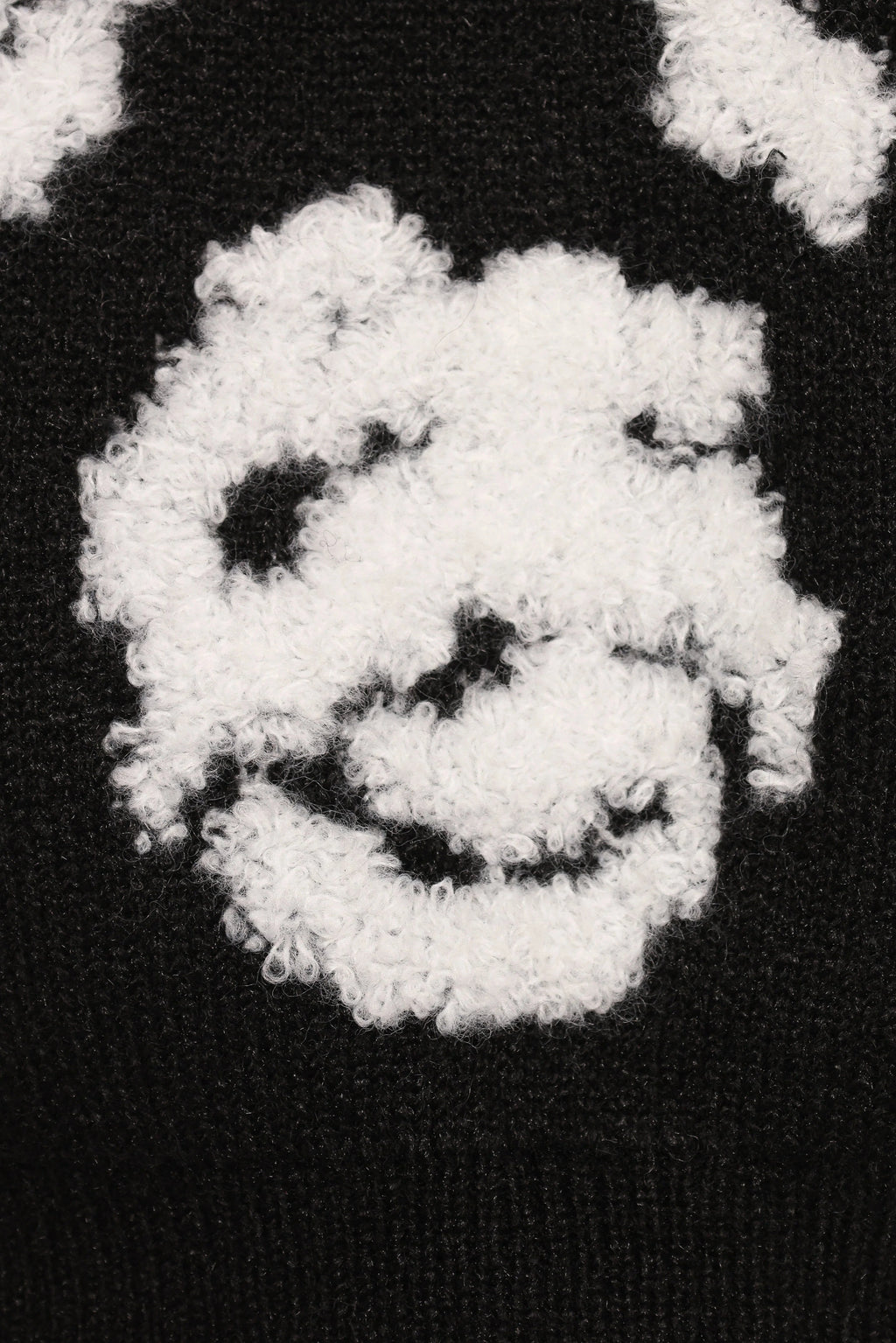 Textured Floral Crop Knit Sweater