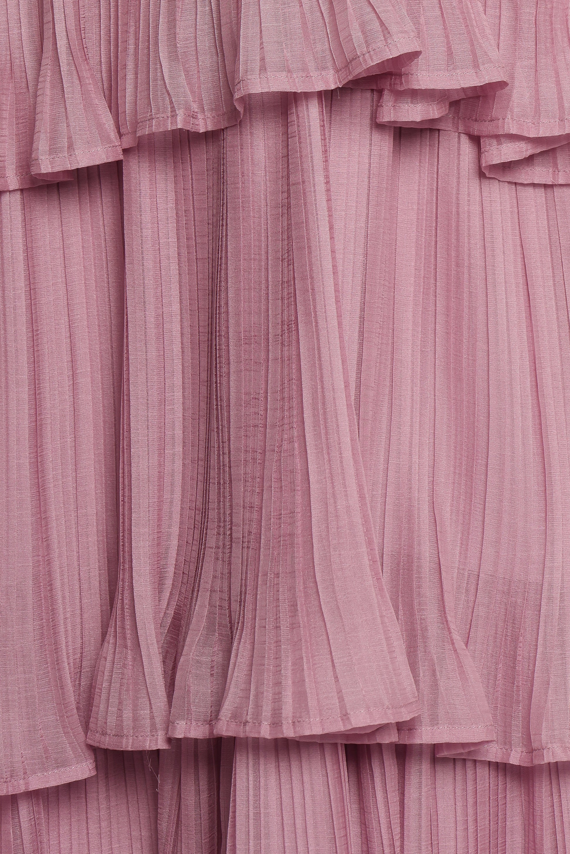 Tiered Halter Midi Dress