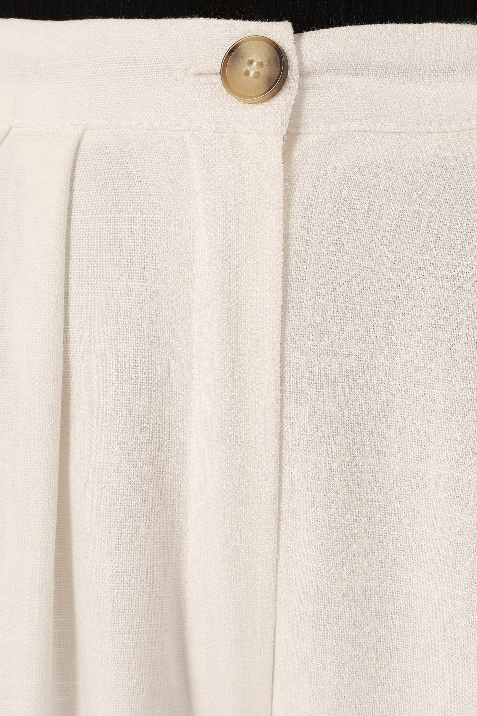 Wide-Leg Front-Pleat High-Waist Pants