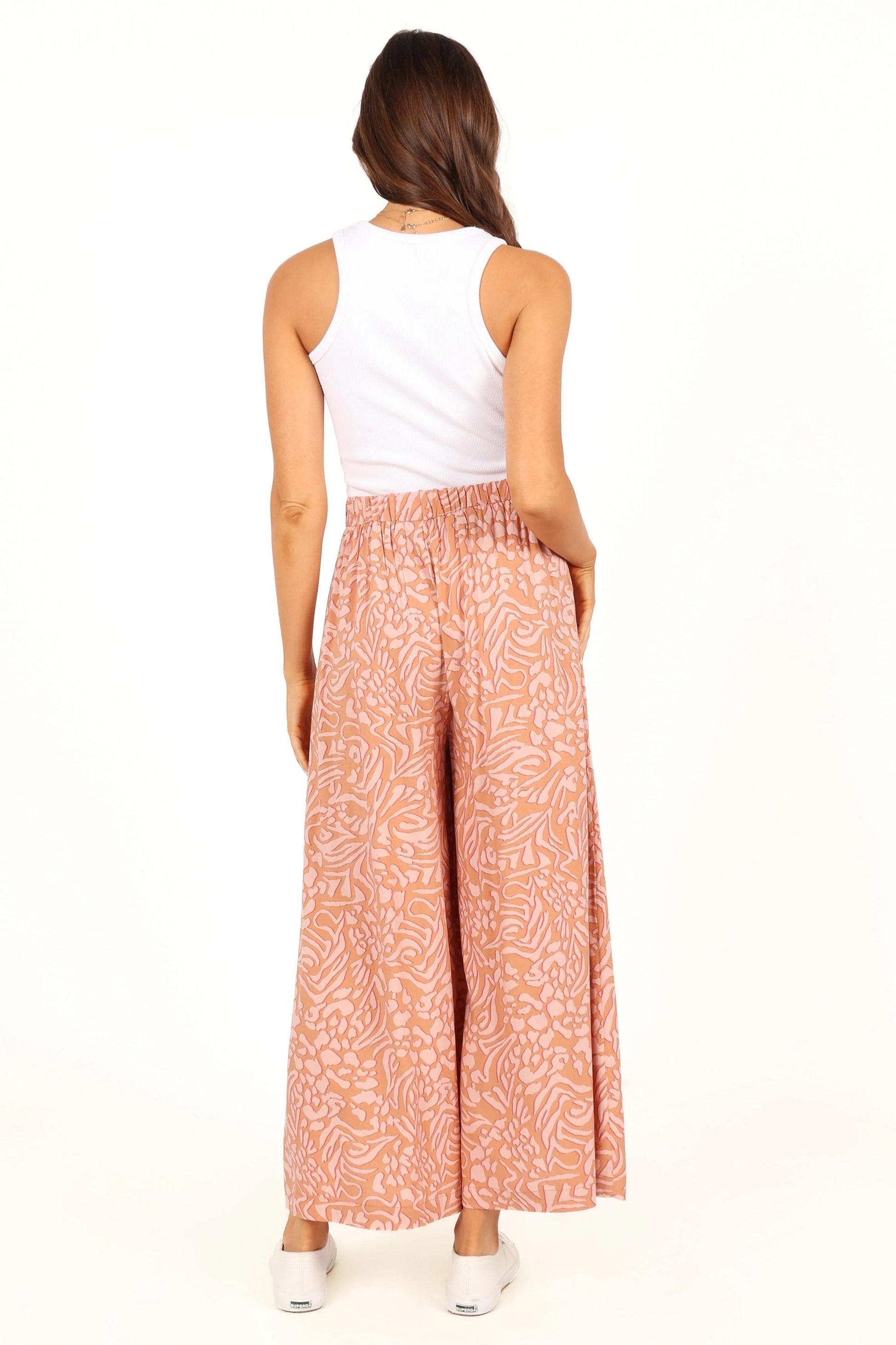 Wide-Leg High-Rise Pants